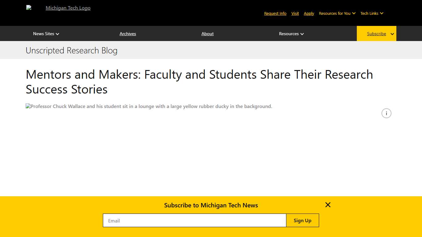 Mentors and Makers: Faculty and Students Share Their Research Success Stories | Unscripted Research Blog